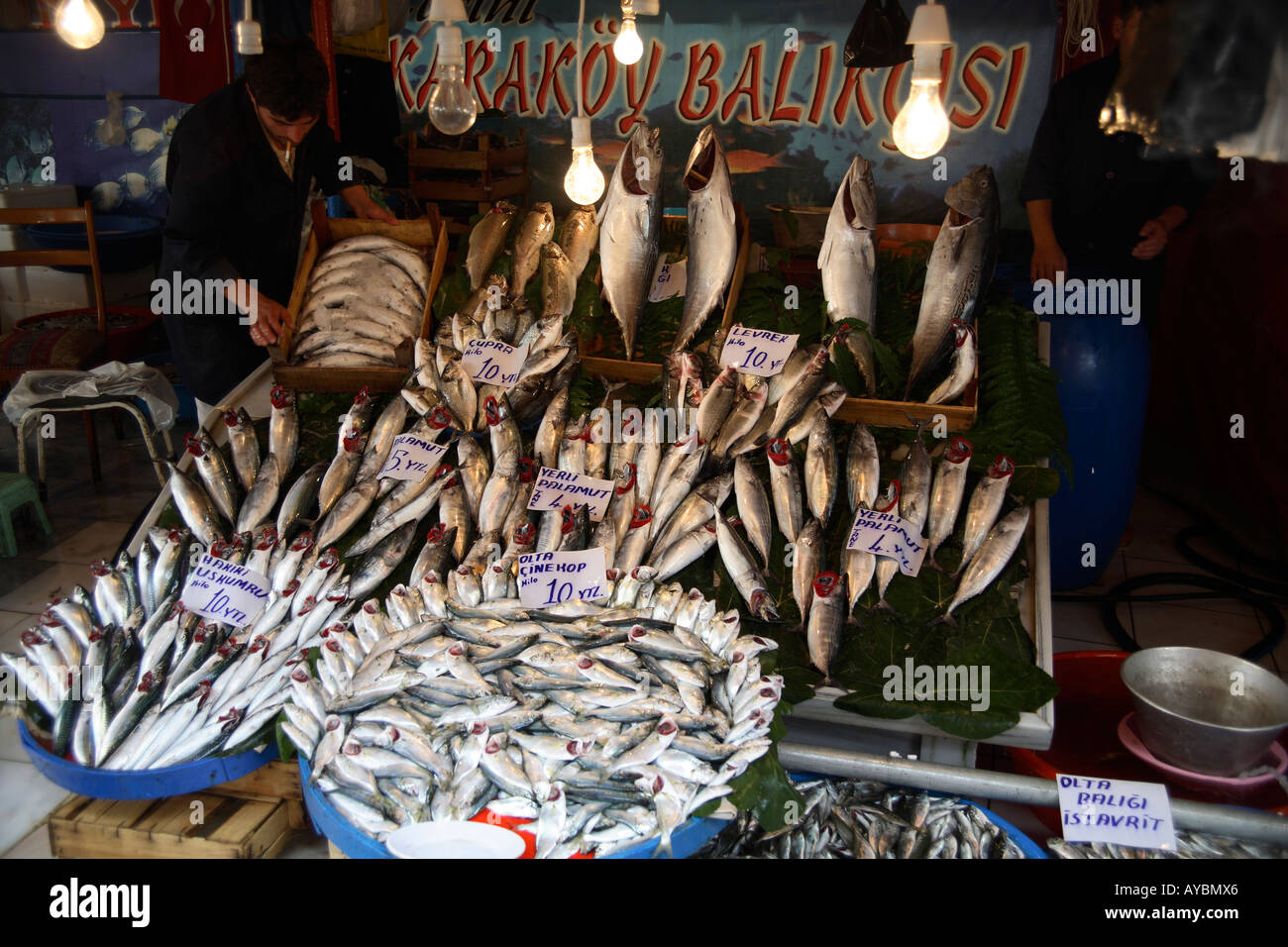 Fish market. Karakoy, Istanbul, Turkey Stock Photo Alamy