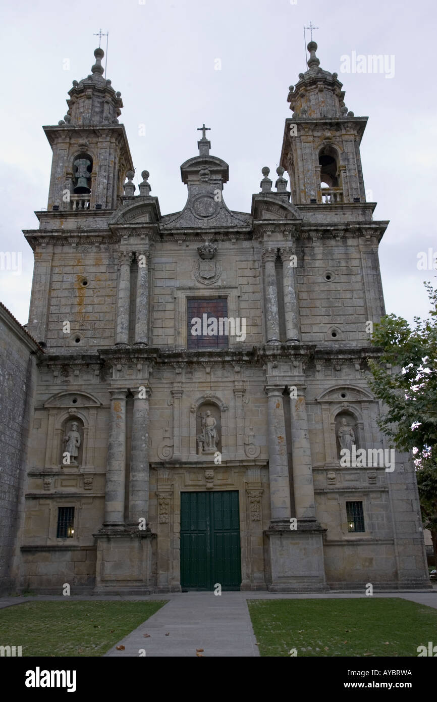 Seventeenth century Benedictine Monasterio de Poio Galicia Spain Stock Photo