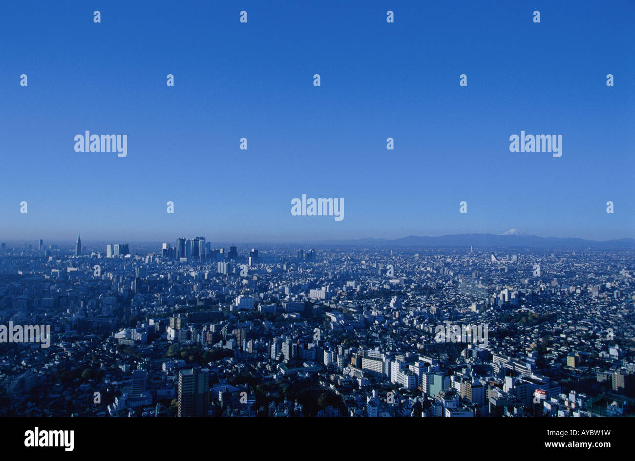 Blue Sky above City Stock Photo - Alamy