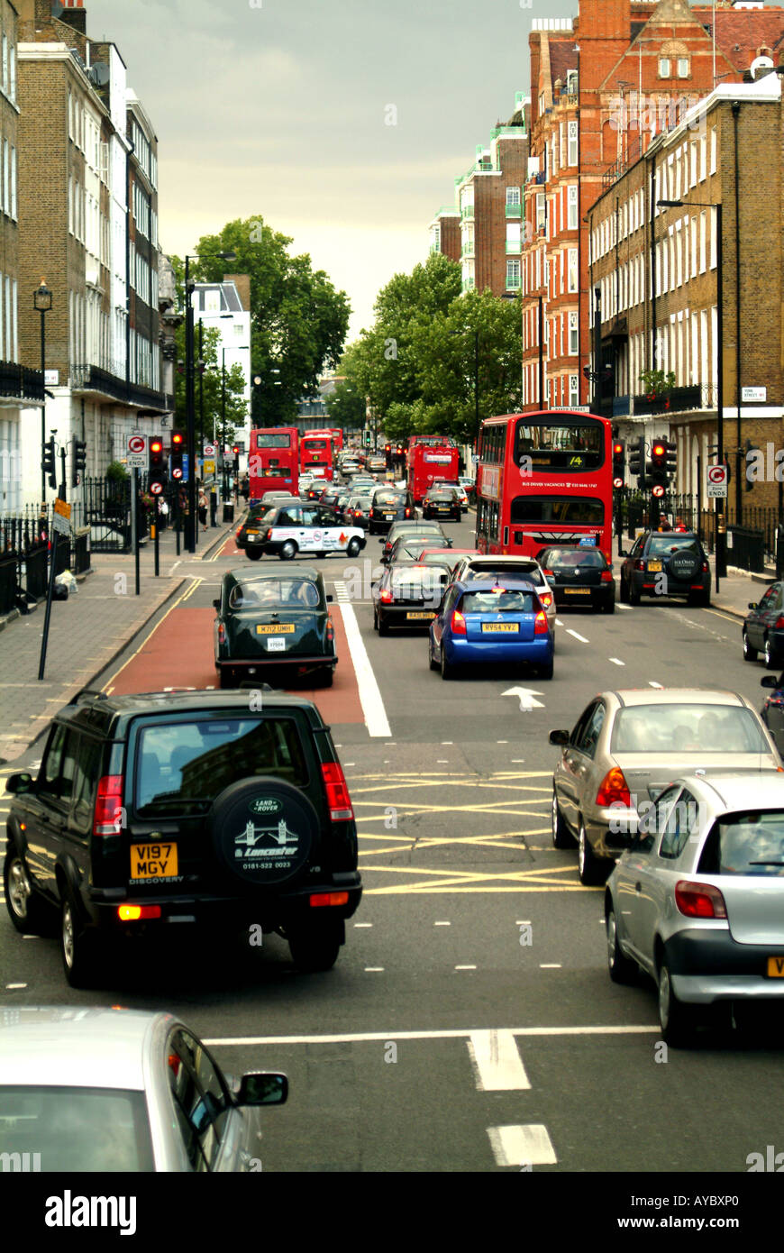 rush-hour-traffic-in-gloucester-place-london-stock-photo-alamy
