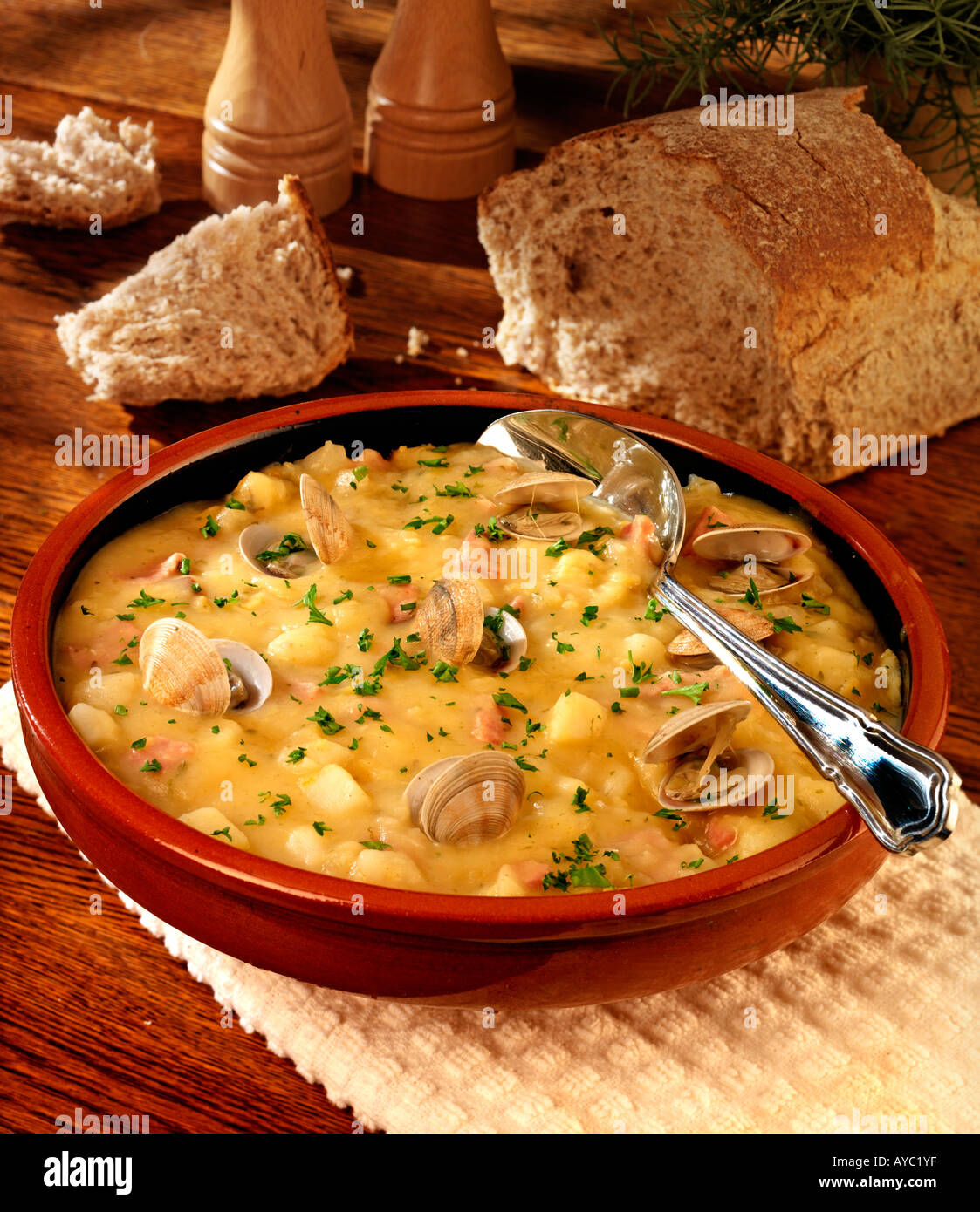 Clam chowder boston hires stock photography and images Alamy