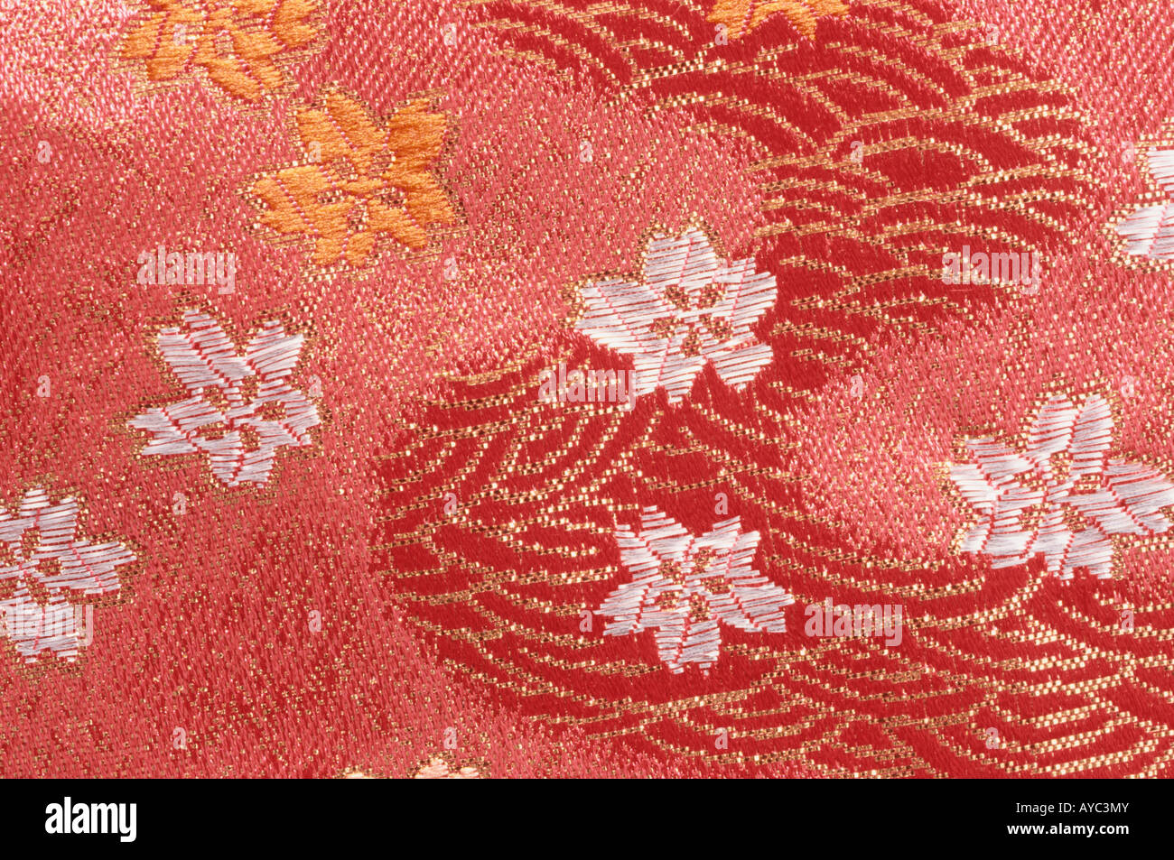 Floral Patterns on Cloth Stock Photo Alamy