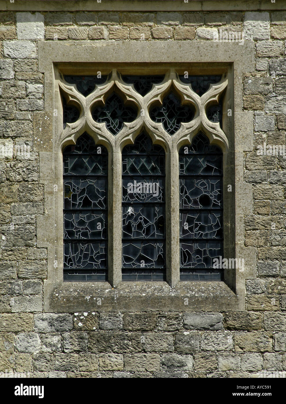 The stained glass window Cut Out Stock Images & Pictures - Alamy