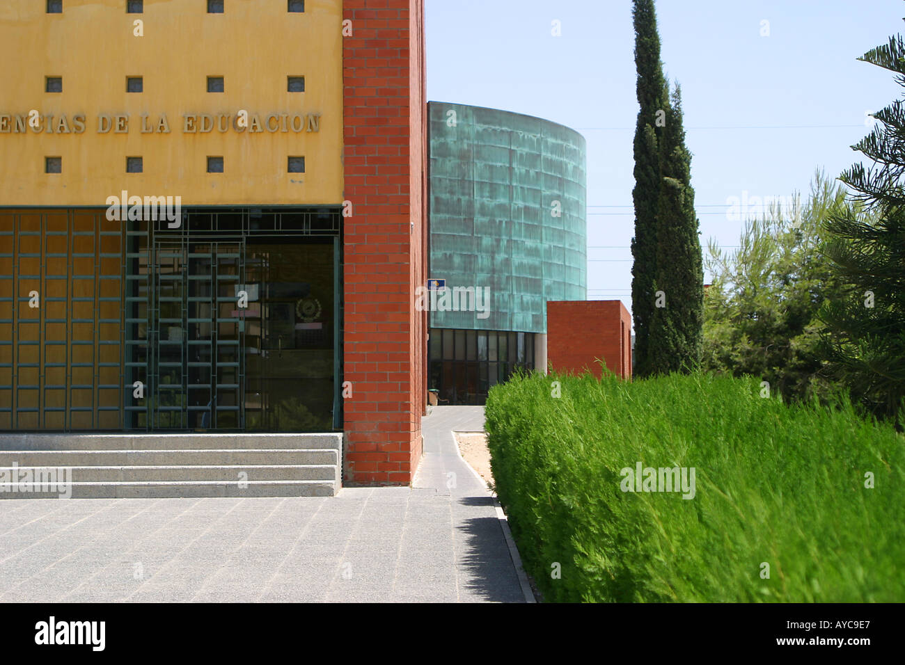 Office block in Spanish Industrial Estate Stock Photo Alamy