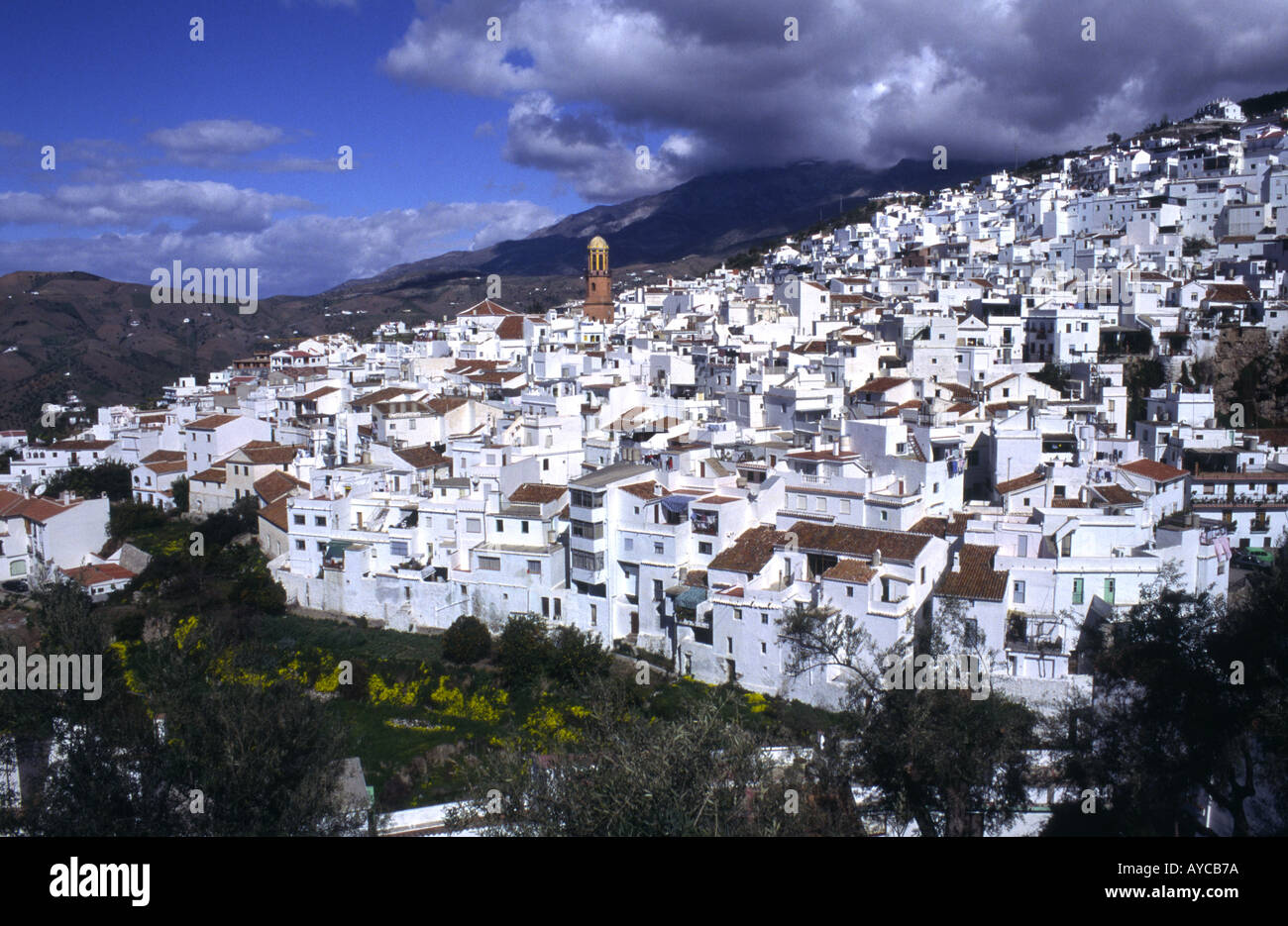 Competa Costa Del Sol Andalucia Spain Stock Photo - Alamy