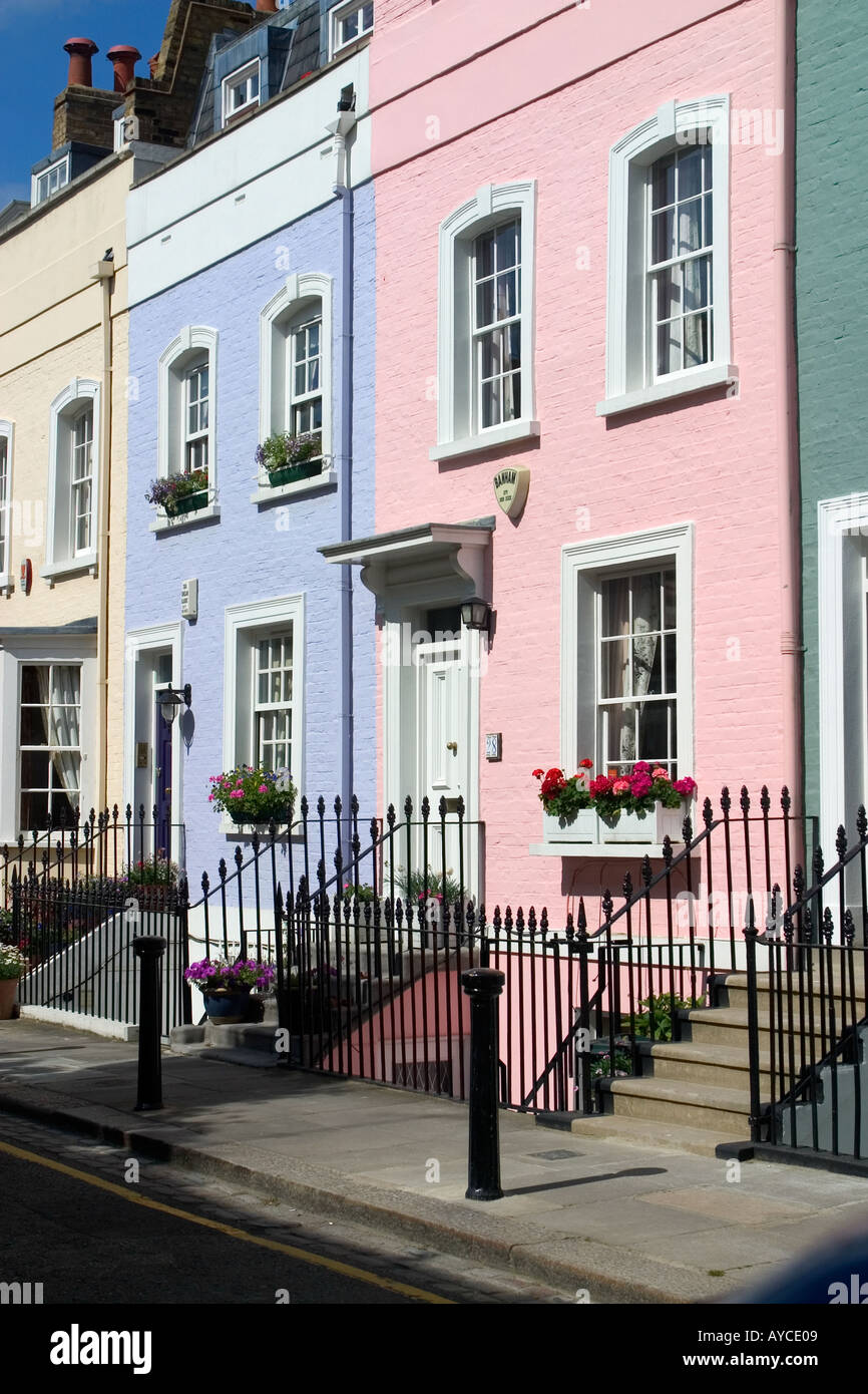 Townhouses Chelsea London Stock Photo - Alamy