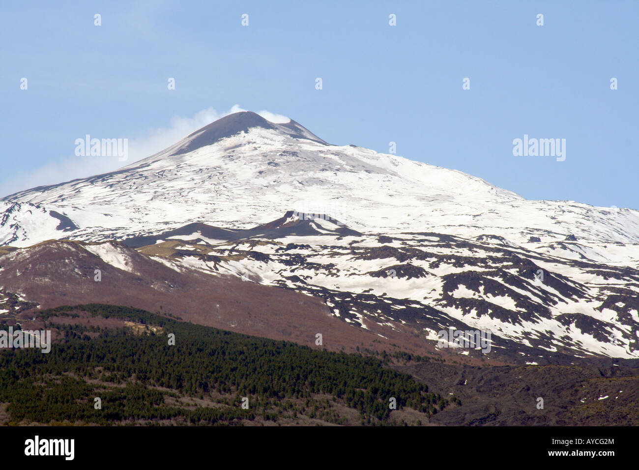 Sicily's Mount Etna, Europe's highest active volcano, is still