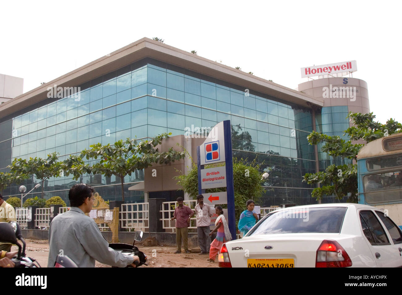 Honeywell and British Biologicals building in Bangalore India Stock