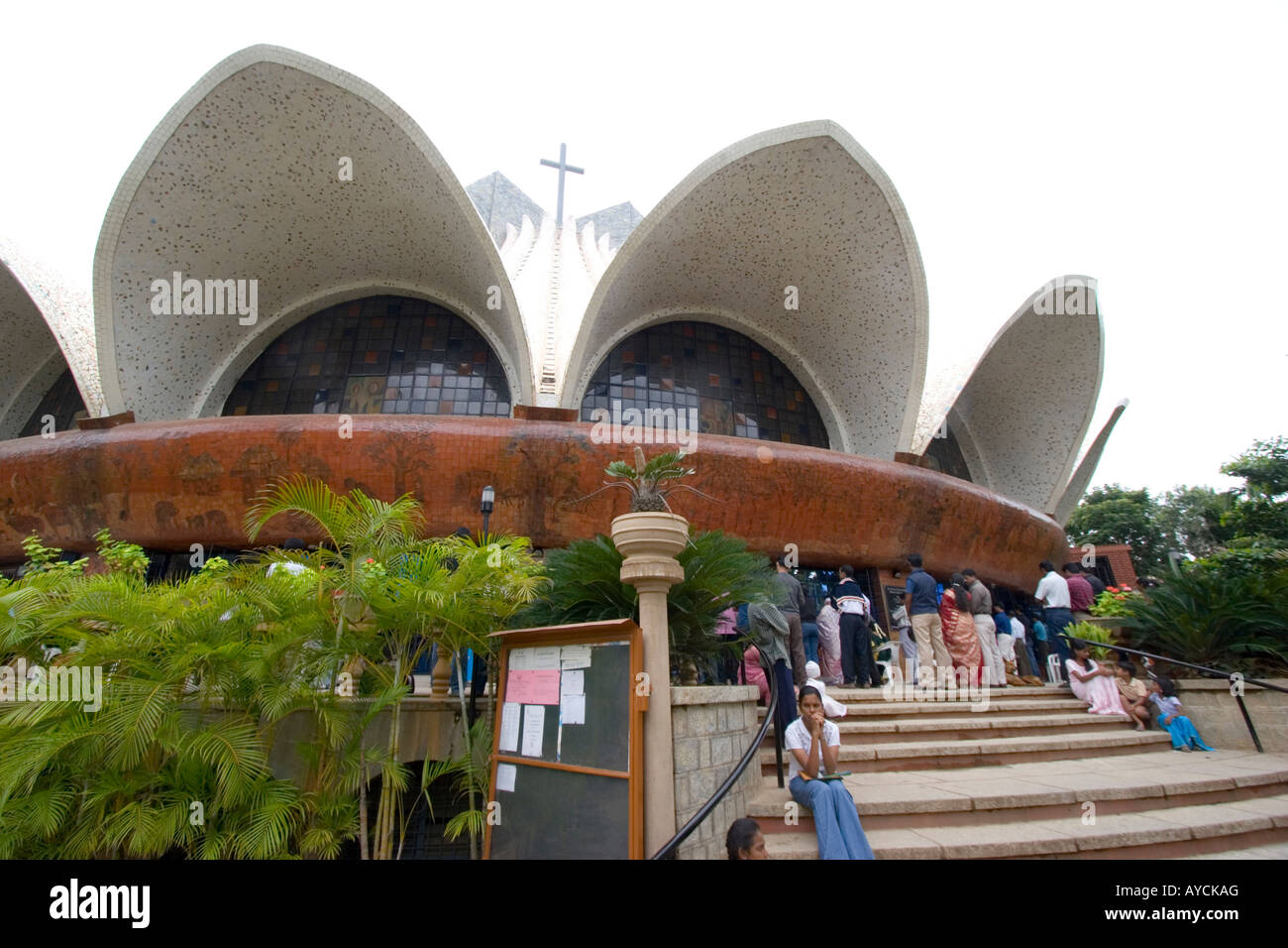 St Vincent Pallotti church in Banasawadi near Bangalore India Stock