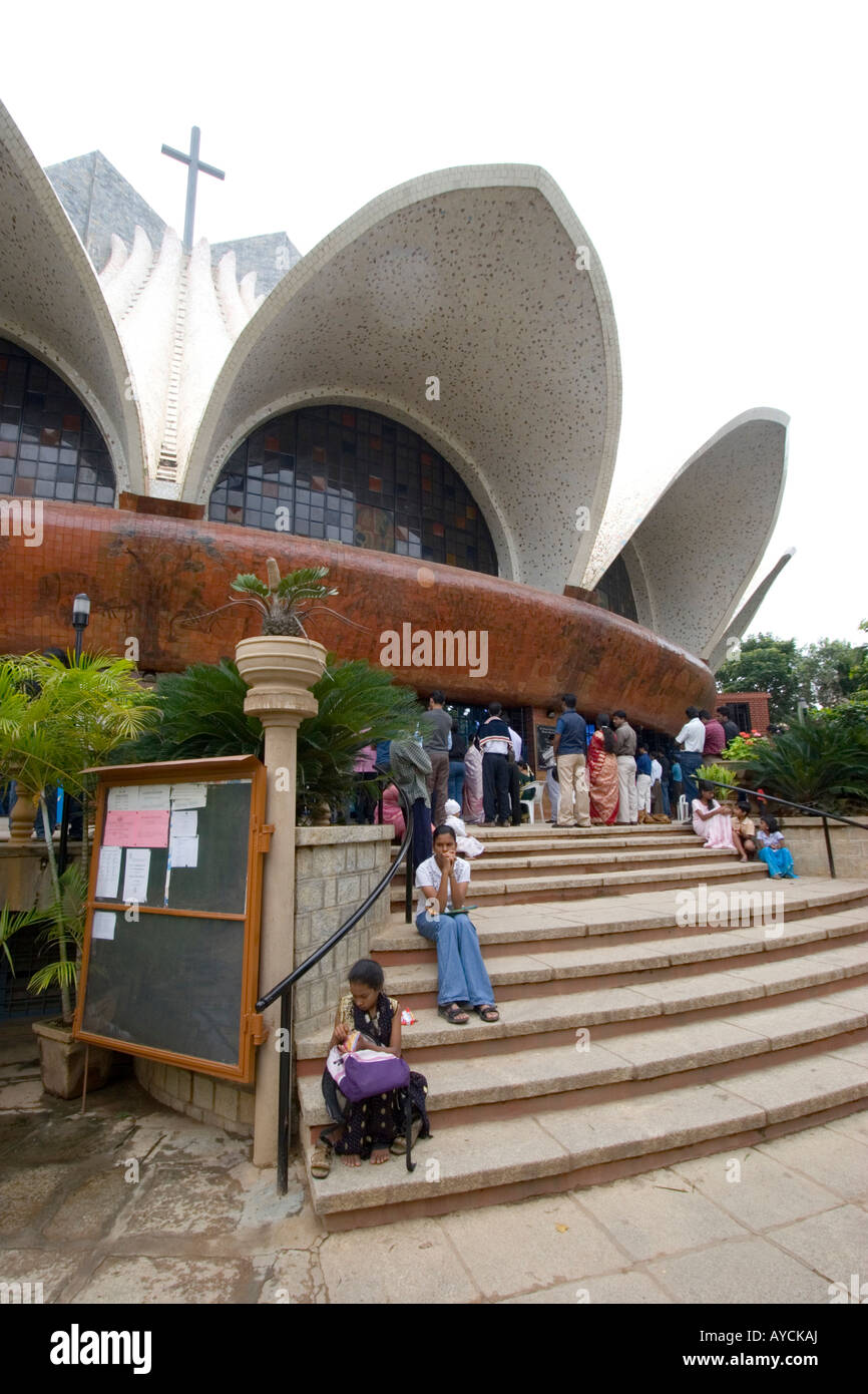 St Vincent Pallotti church in Banasawadi near Bangalore India Stock