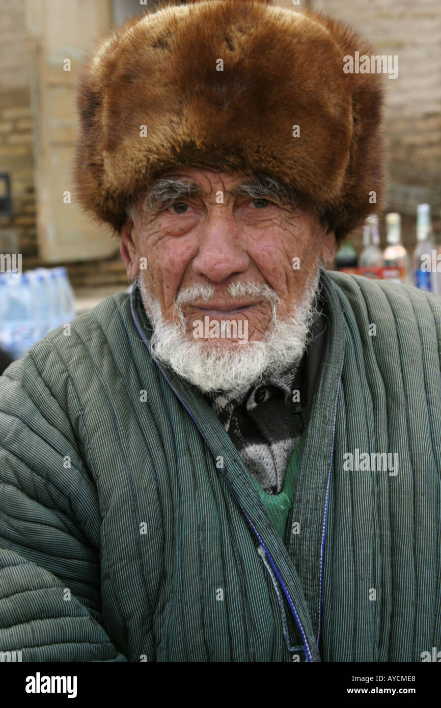 A portrat of an uzbek man, Uzbekistan Stock Photo - Alamy