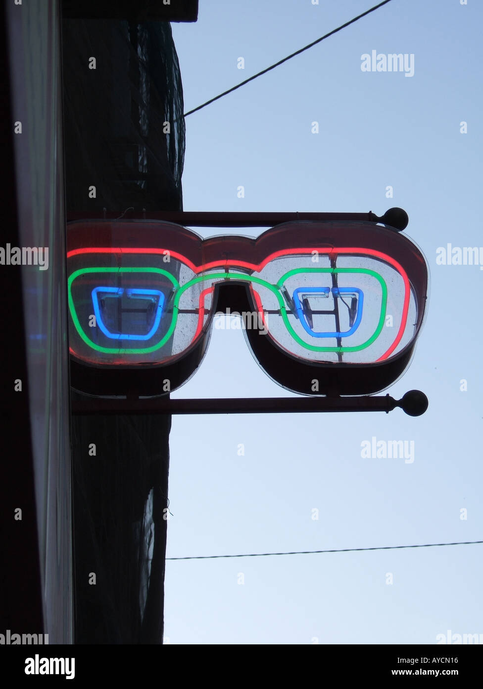 optician in valencia, spain Stock Photo Alamy