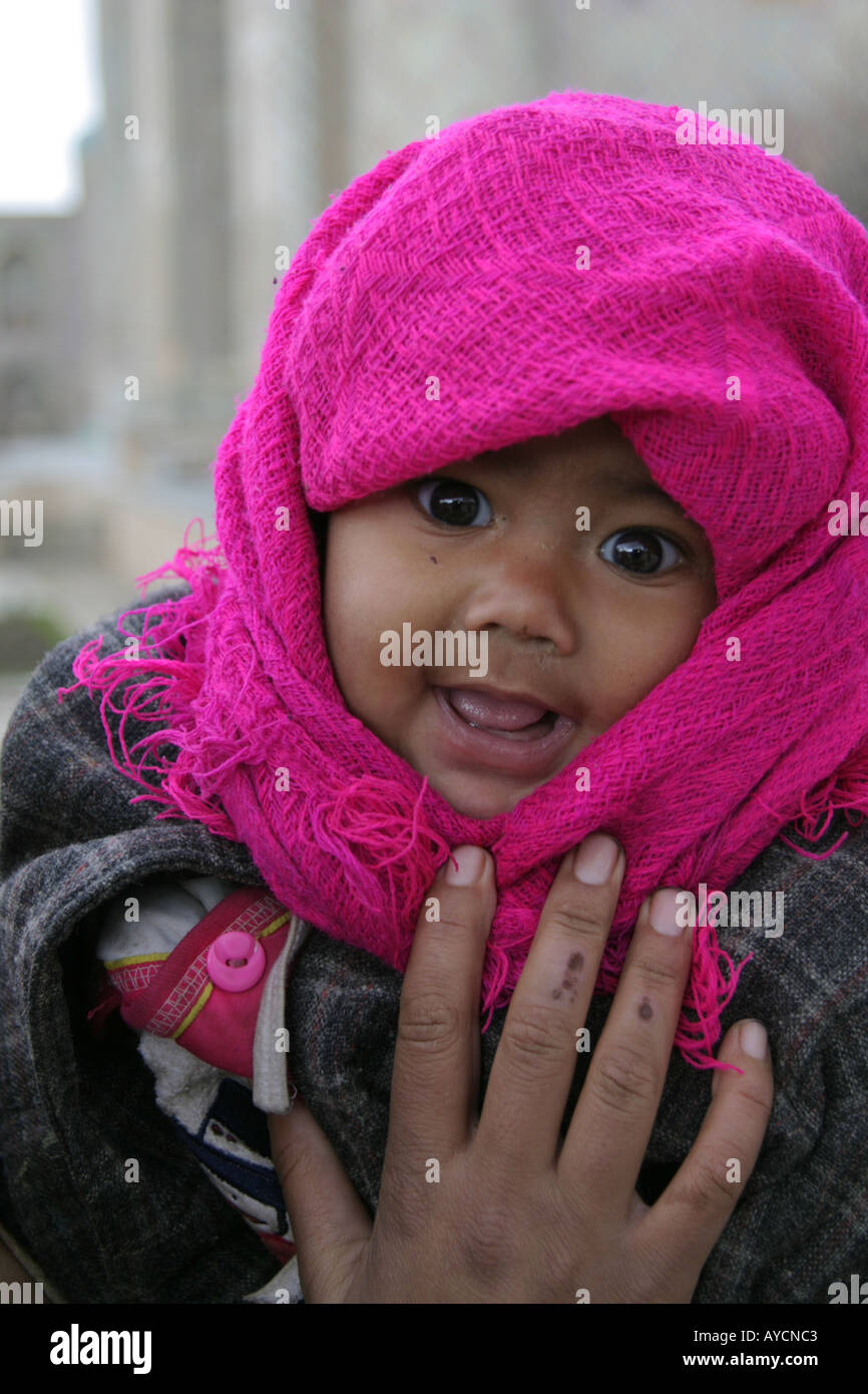 Little child, Uzbekistan Stock Photo - Alamy