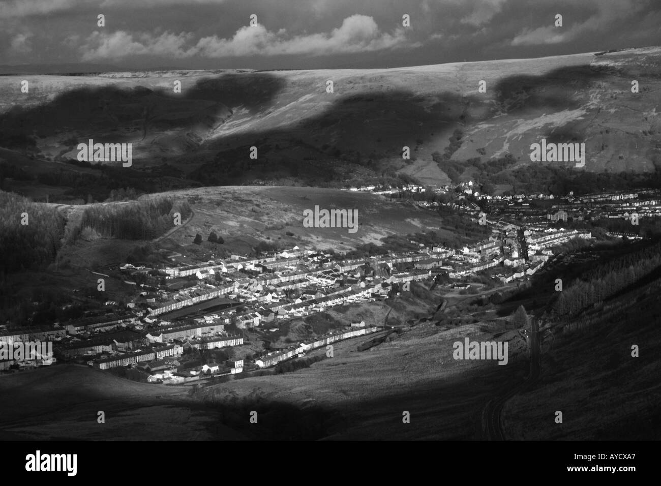 Cwm Parc Wales UK Stock Photo Alamy