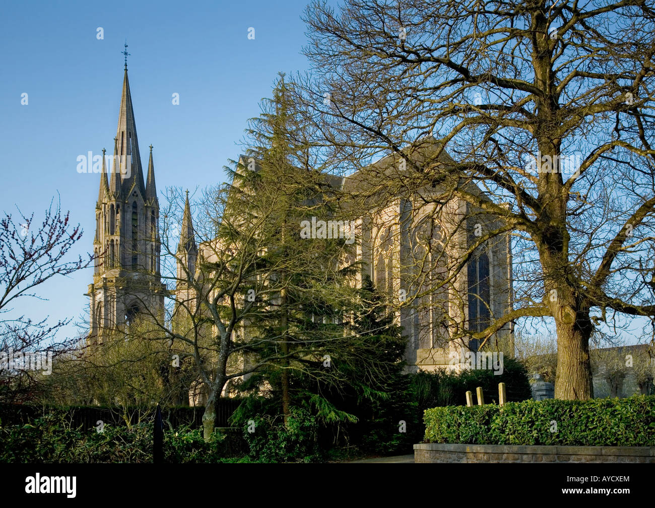 Basilica at Pontmain Mayenne France Stock Photo