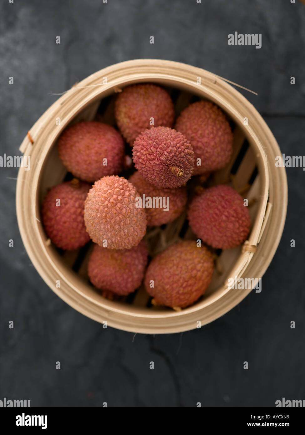 Lychees - high end Hasselblad 61mb digital image Stock Photo