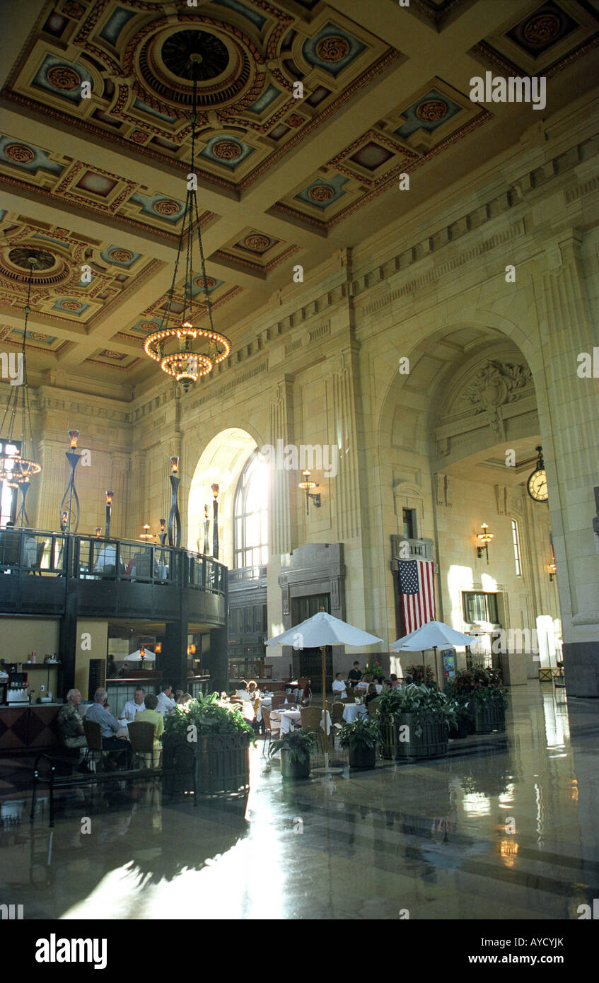 The interior of Union Station in Kansas City Missouri Stock Photo Alamy