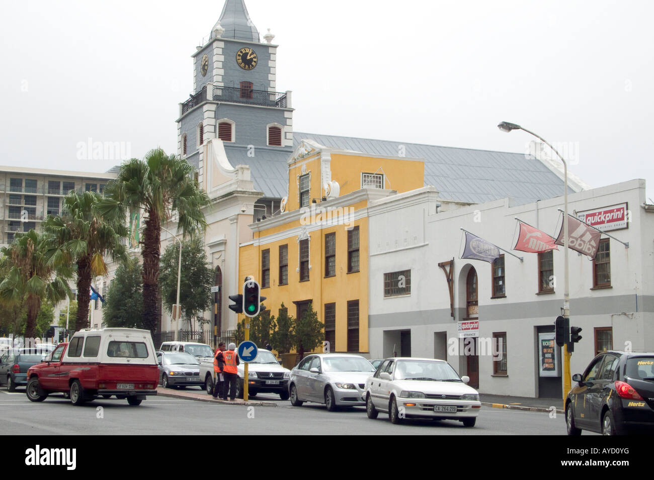 Lutheran church in Strand Street, Cape Town, South Africa Stock Photo