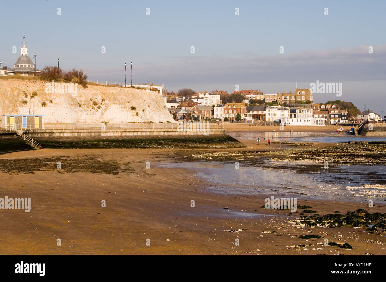 Louisa Bay, Broadstairs, Kent, Broadstairs with Viking Bay in the background Stock Photo Alamy