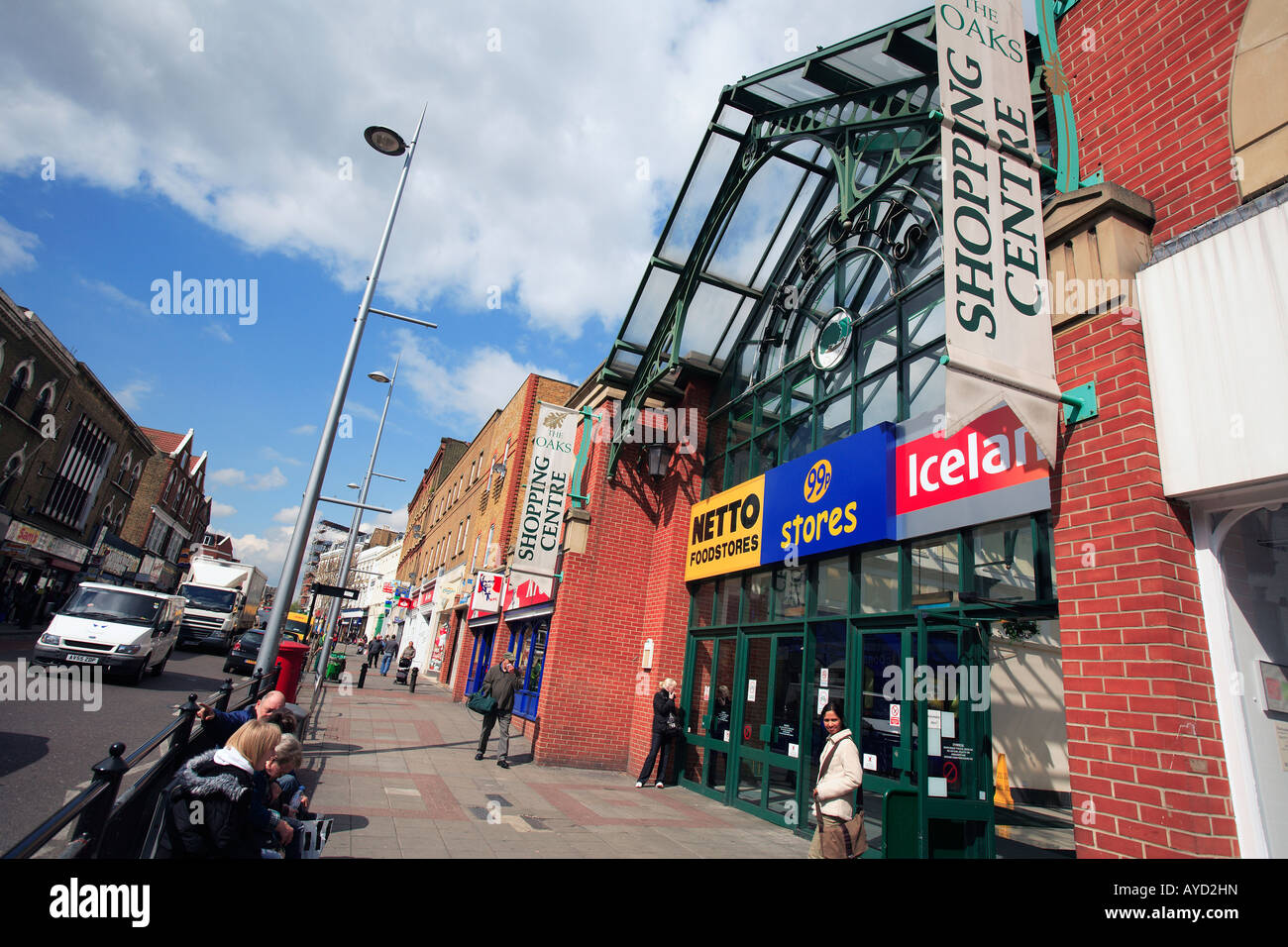 united kingdom west london acton high street the market Stock Photo Alamy