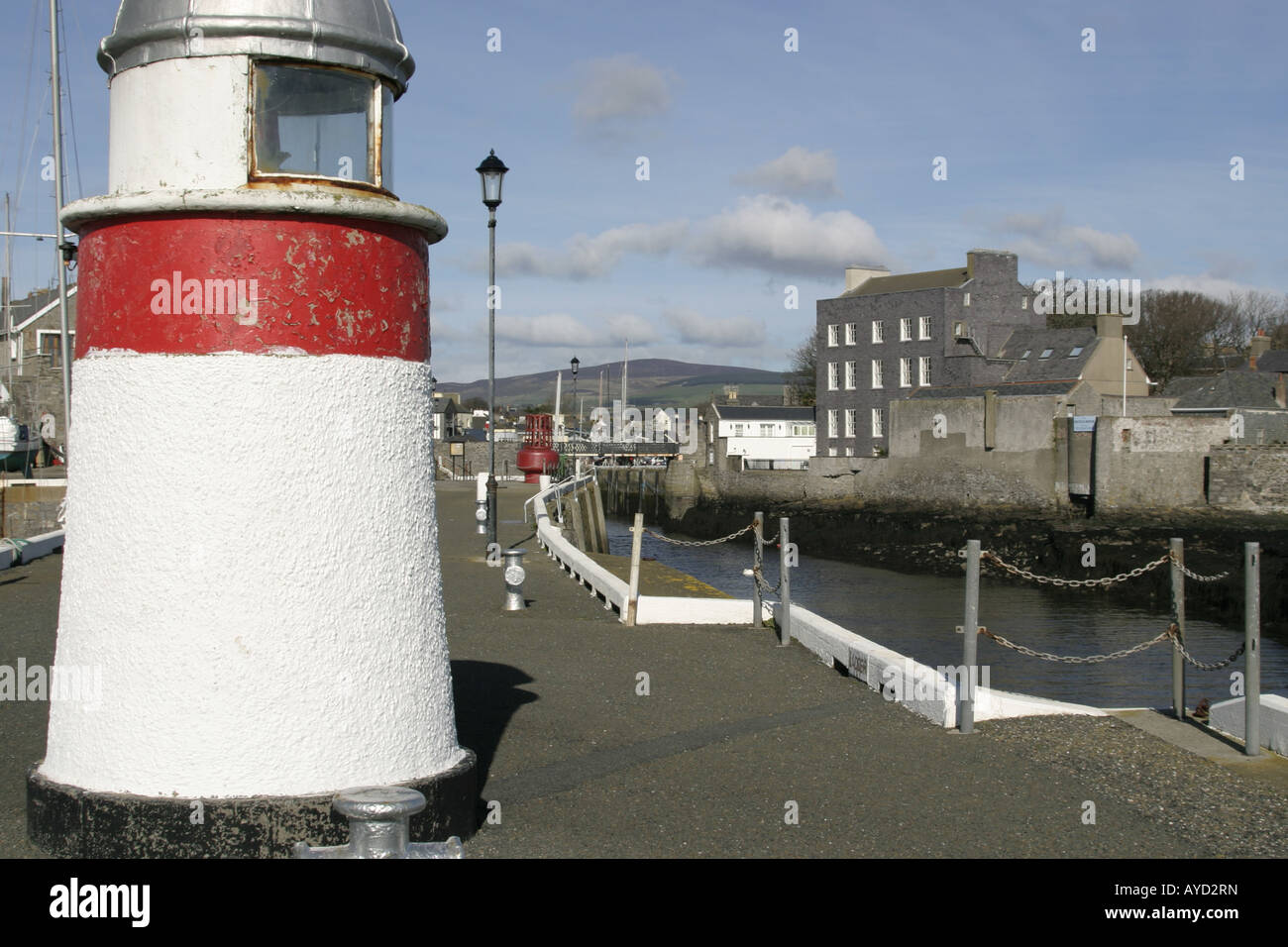 Castletown Harbour Isle of Man Manx Stock Photo