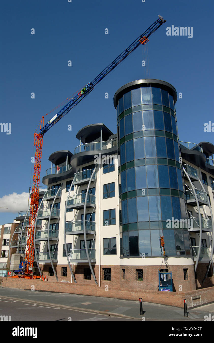 New seafront residential development at Bognor Regis Stock Photo