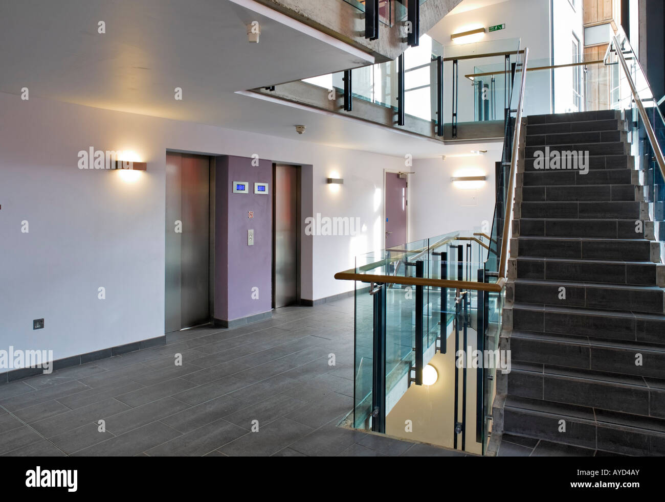 Adelaide Wharf Key Worker Apartments, Shoreditch, London, entrance