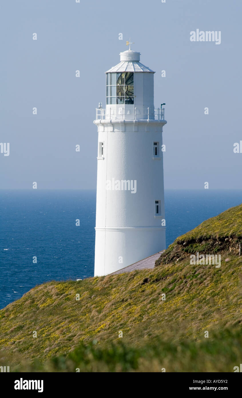 Trevose Head Lighthouse St Merryn Near Padstow Cornwall Stock Photo Alamy