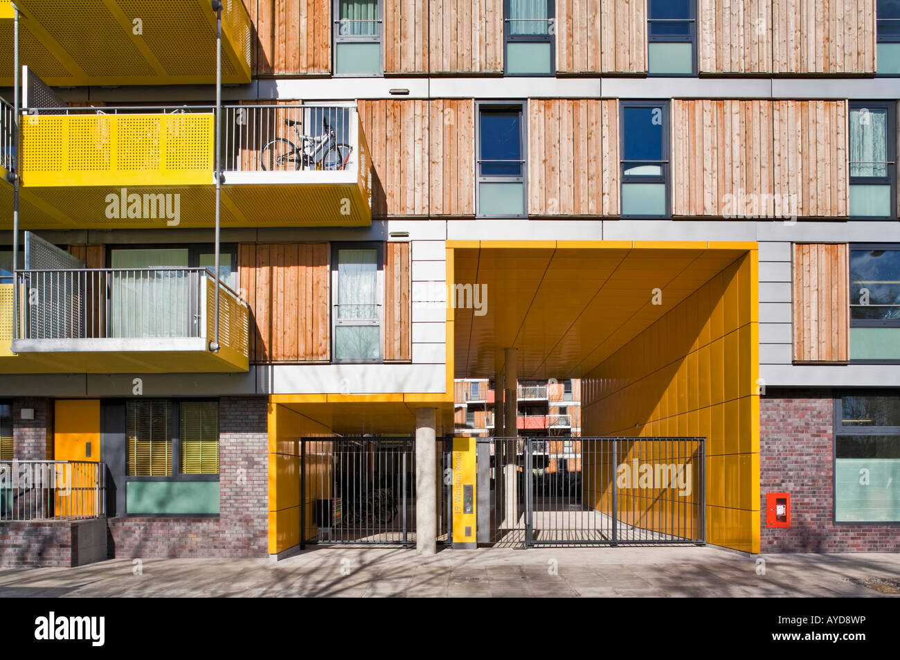 Adelaide Wharf Key Worker Apartments, Shoreditch, London, exterior