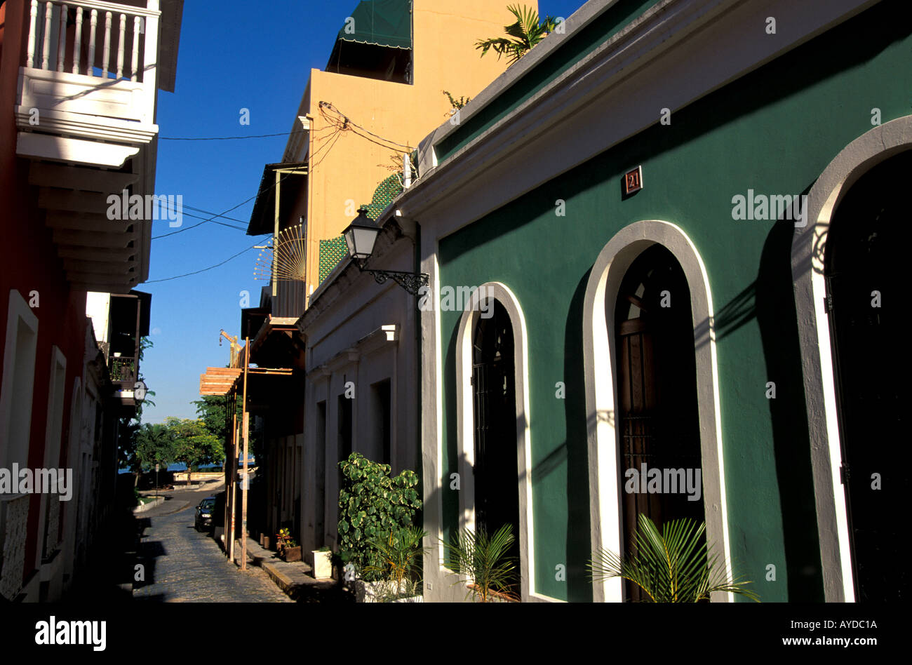 Puerto Rico Old San Juan Street Stock Photo - Alamy