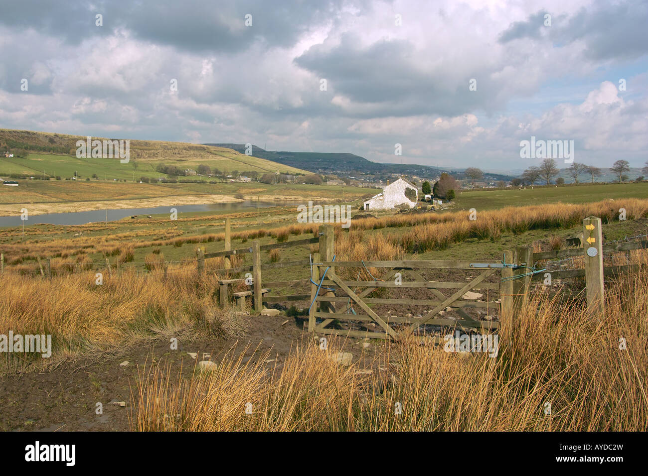 Farm at Haslingden Grane Stock Photo Alamy
