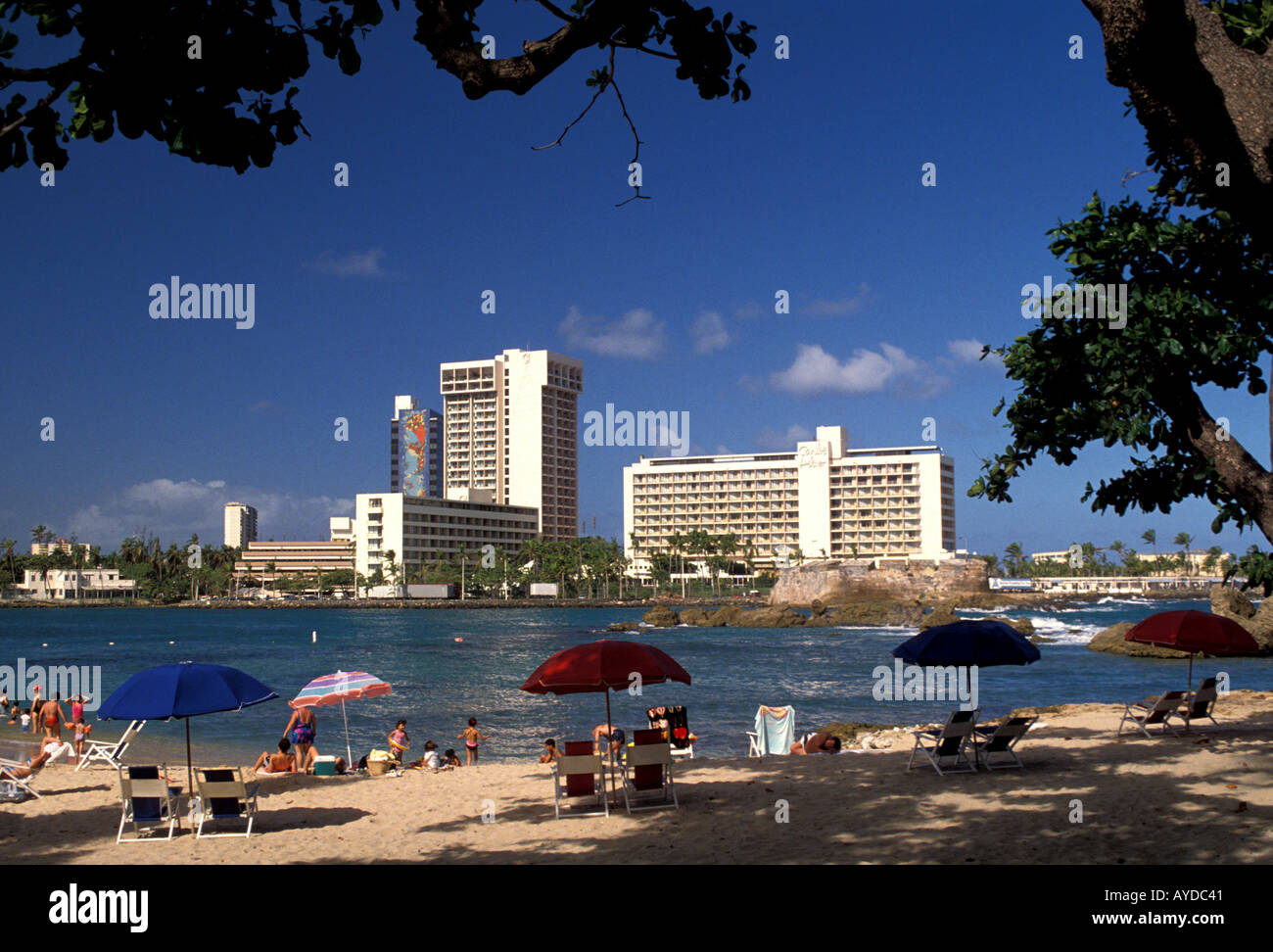 Puerto Rico San Juan Beach Stock Photo - Alamy