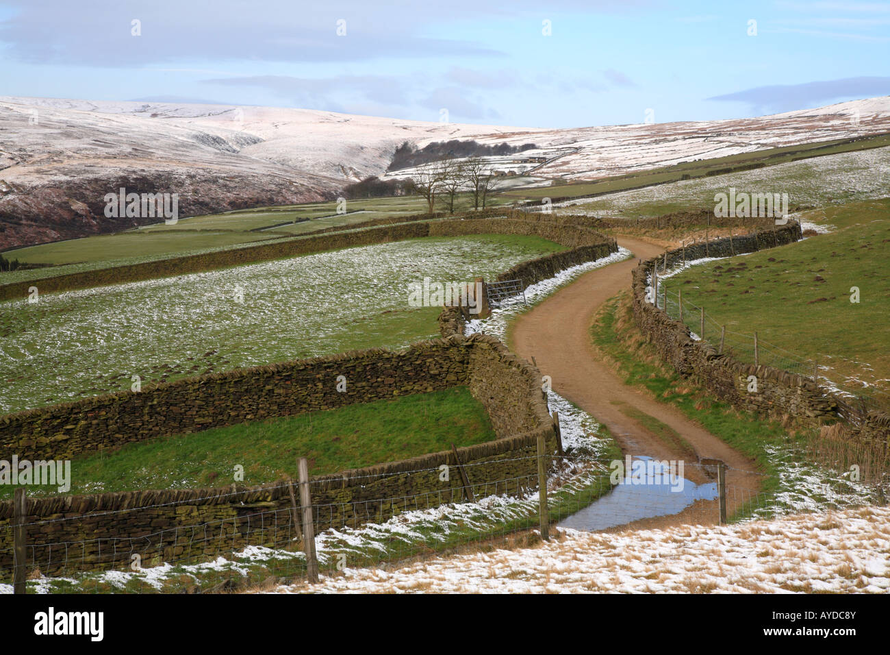 Winter on Bradshaw and Black Hill, Holmfirth, West Yorkshire, Peak