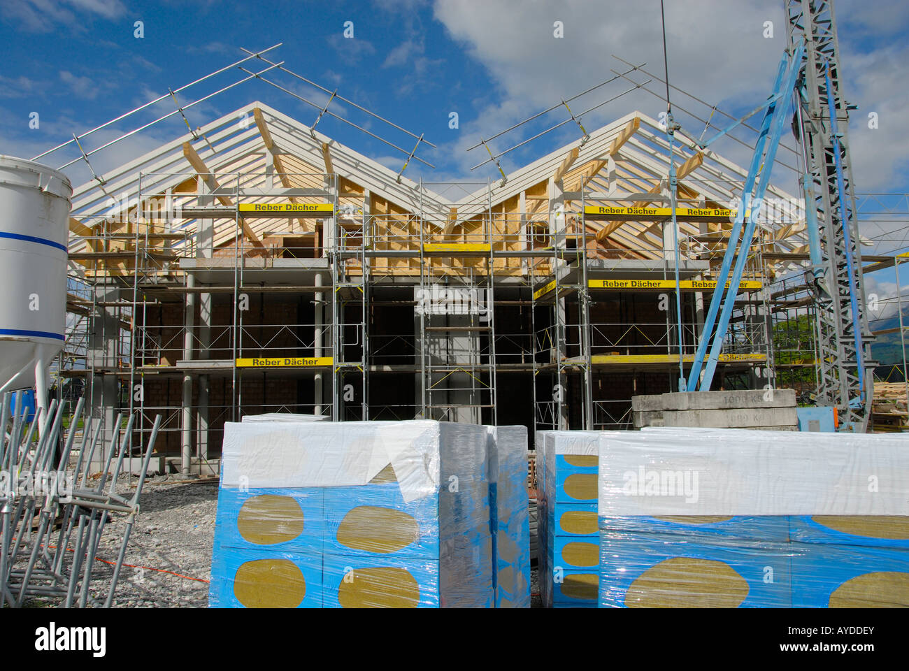 Building site on the coutryside Stock Photo