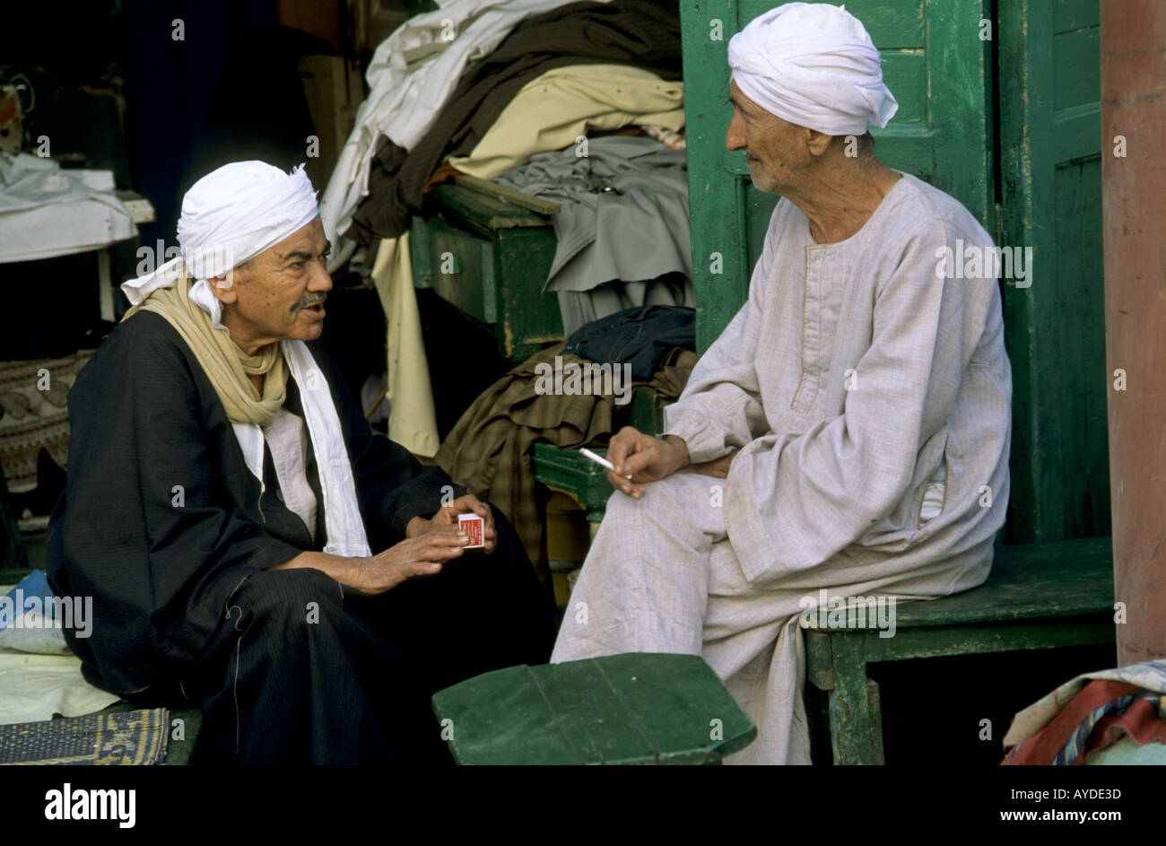 Egypt Cairo Bazar Stock Photo Alamy