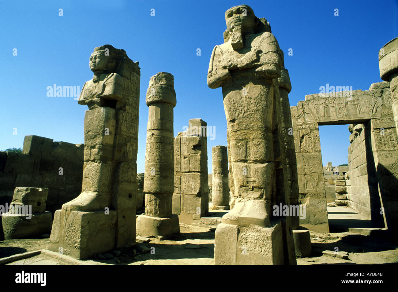 Egypt Luxor Karnak Temple Stock Photo - Alamy