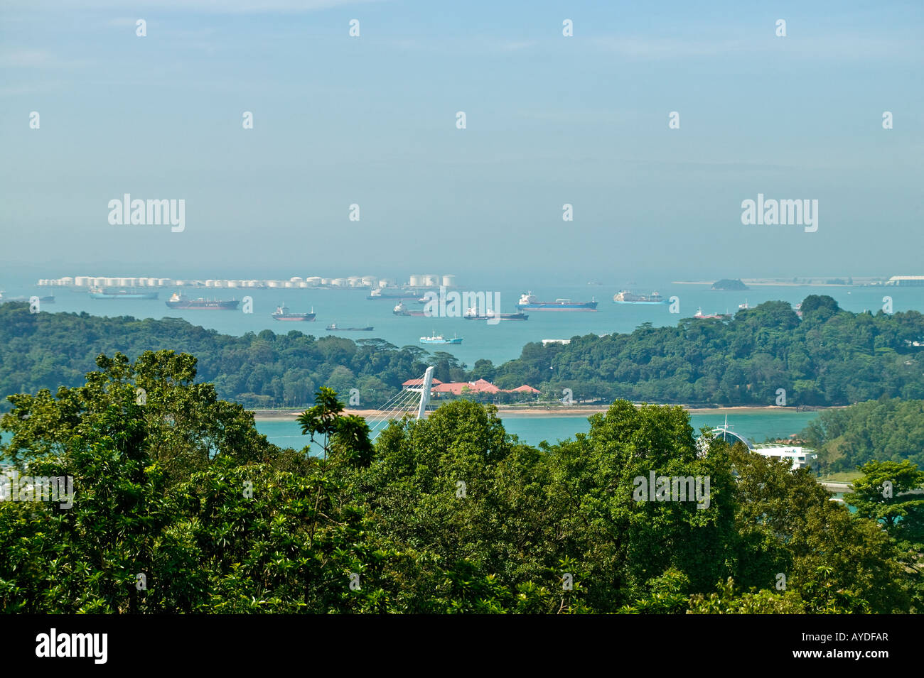 Shell oil and Glycol refinery Singapore Stock Photo Alamy