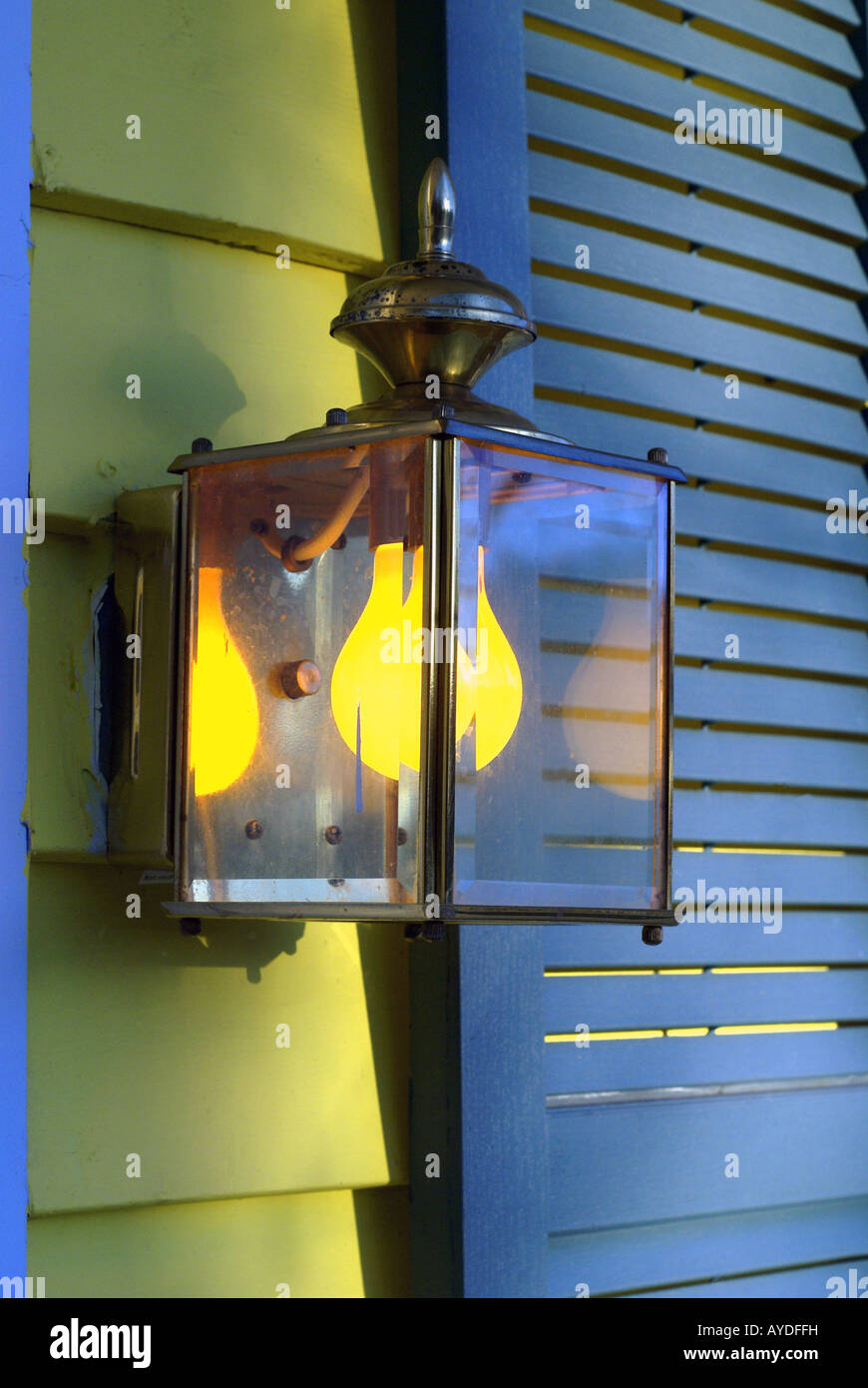 Outside Light bulb Stock Photo Alamy