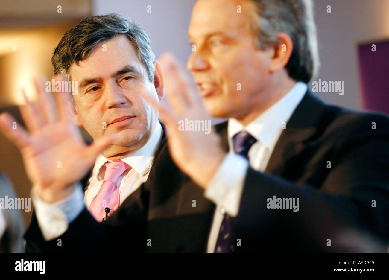 Gordon brown and tony blair hi-res stock photography and images - Alamy