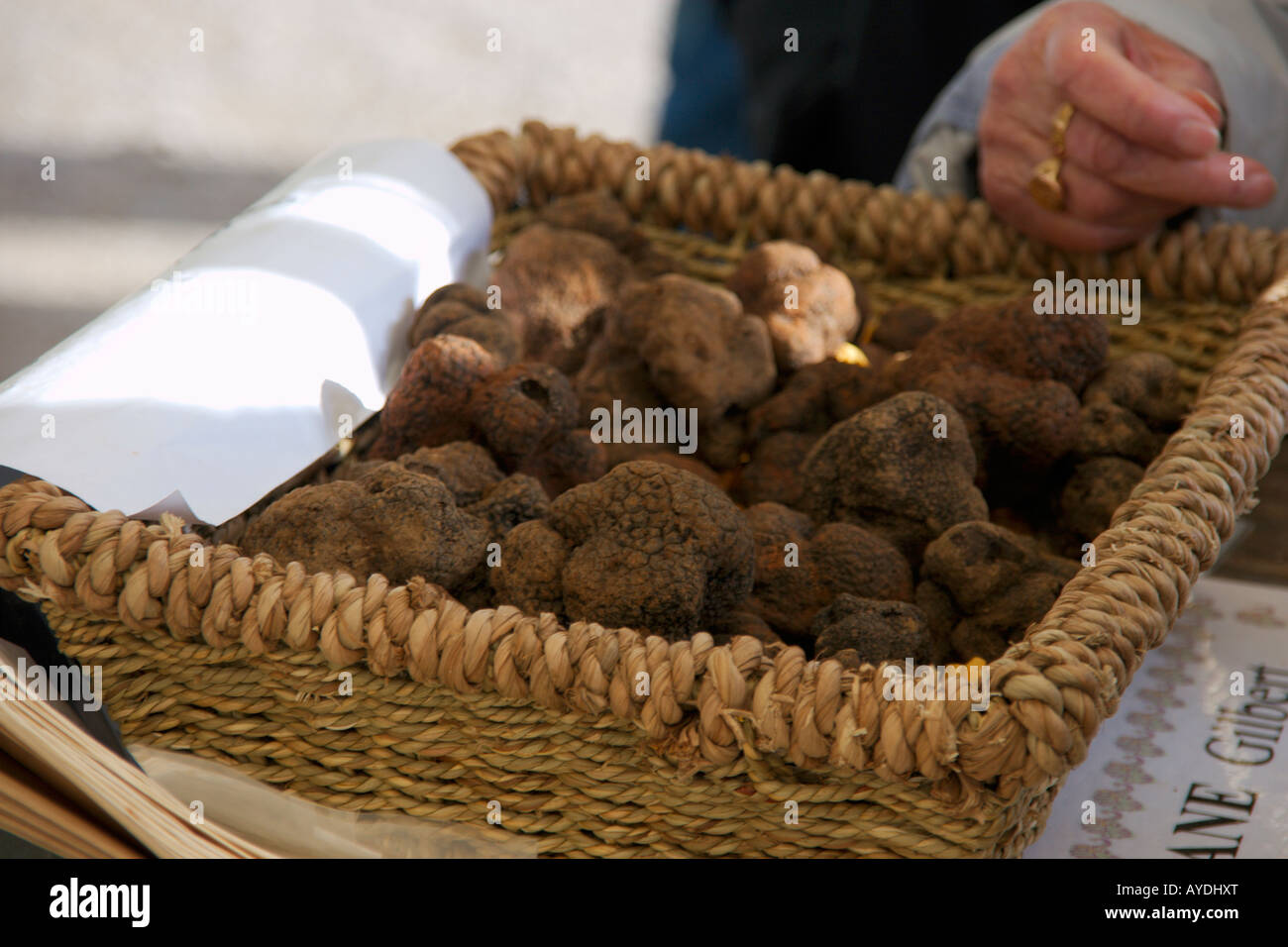 French Truffles Stock Photo Alamy