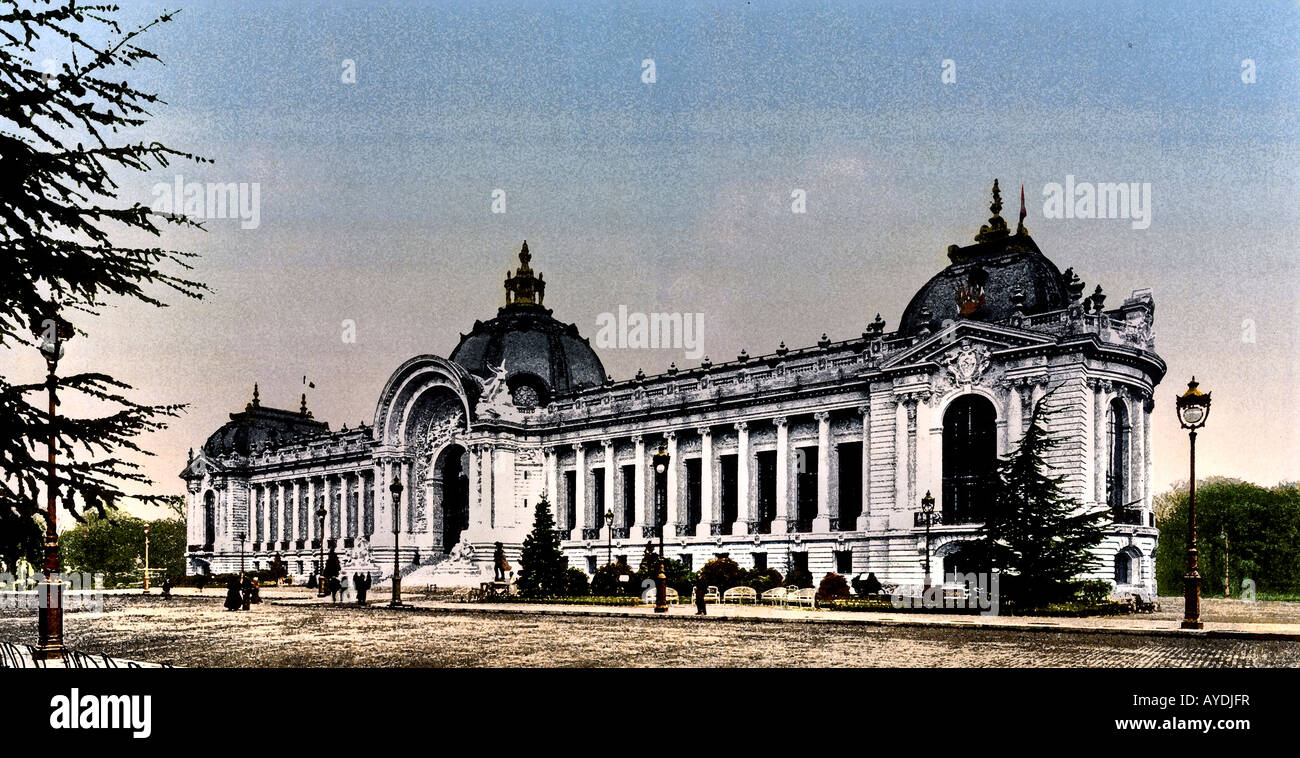 Palace of the Exposition Universal, Paris France 1900 Stock Photo