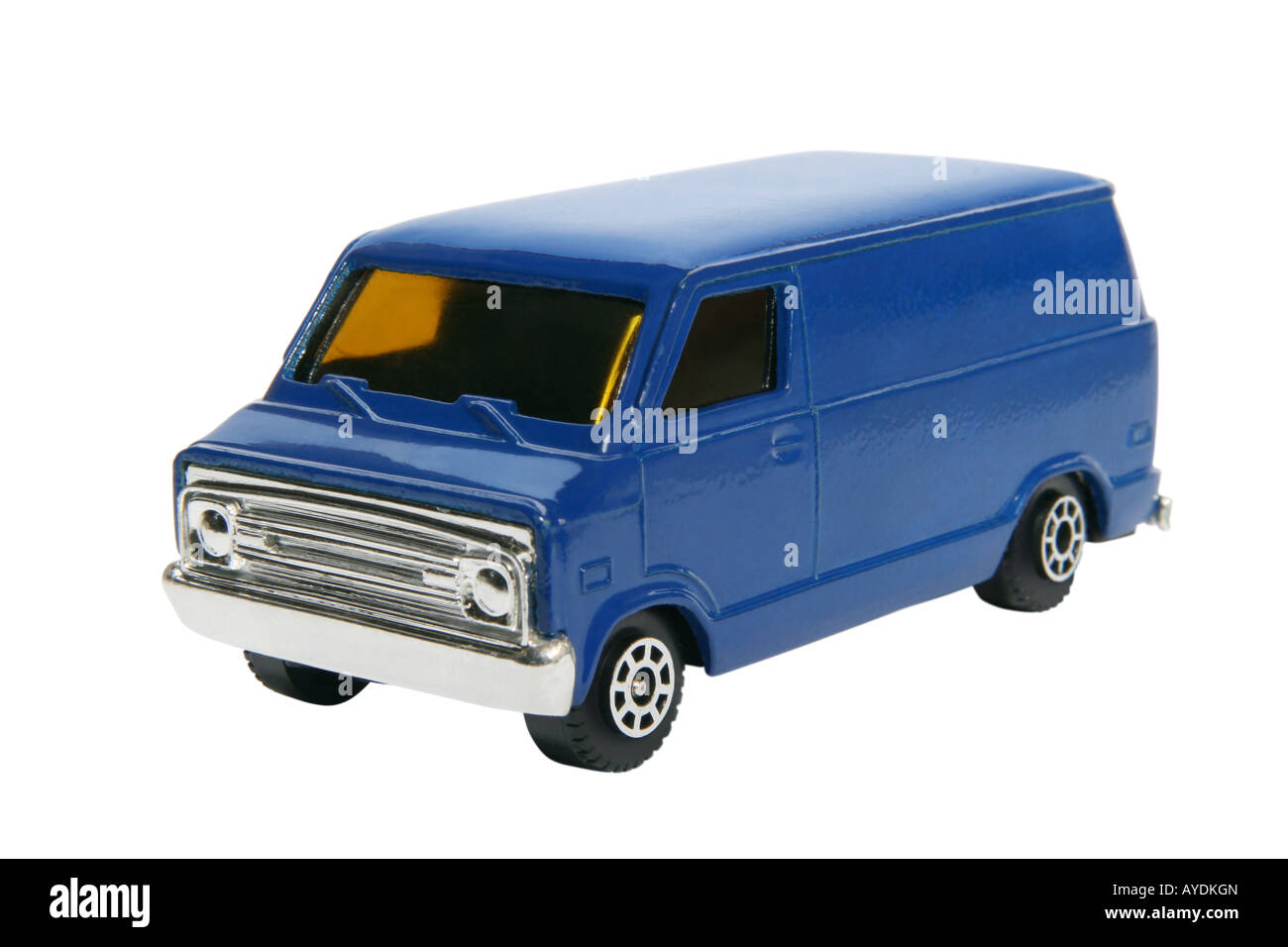 Blue toy van Stock Photo - Alamy