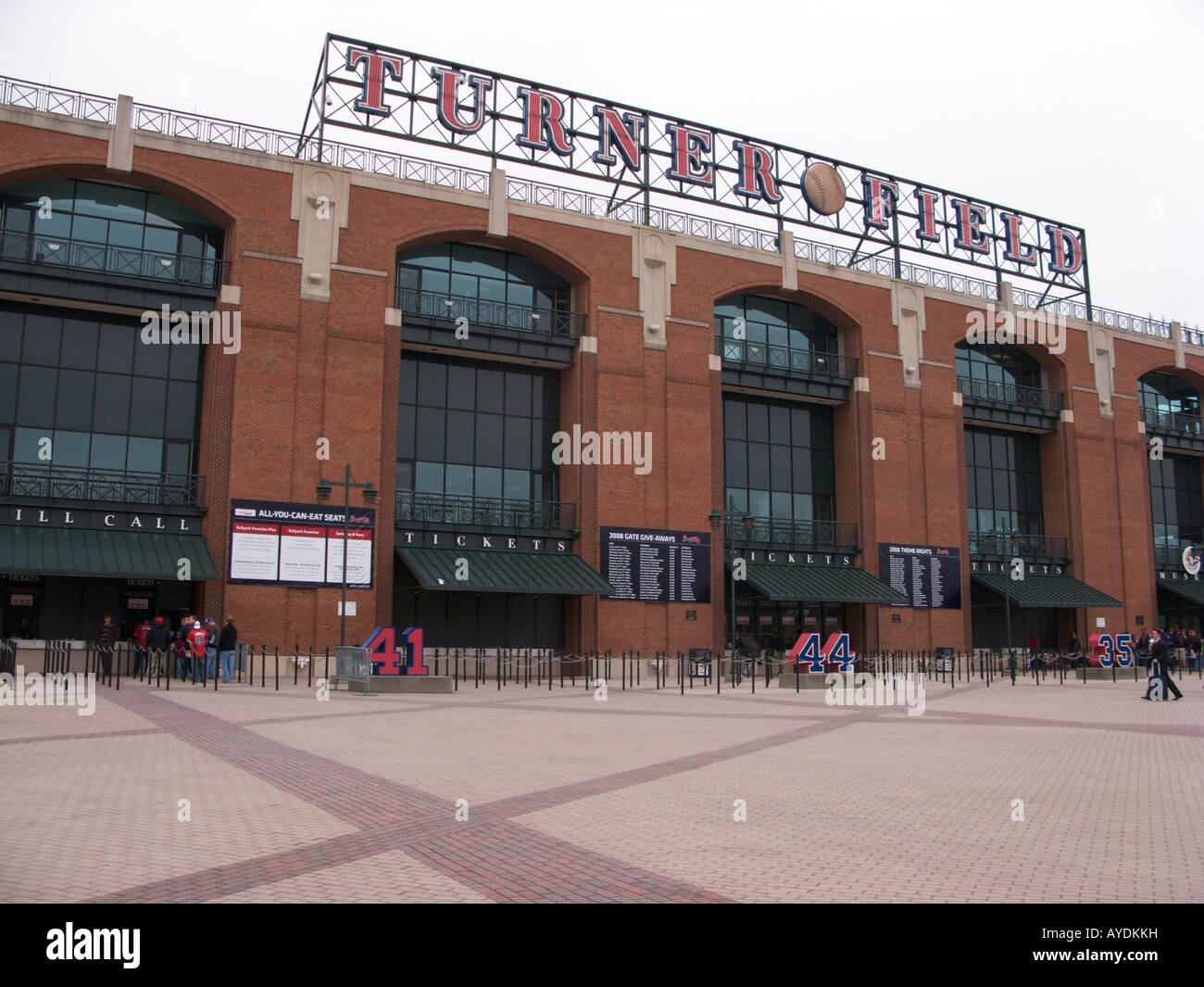 Atlanta Braves Opening Day, April 2008 at Turner Field Stock Photo Alamy