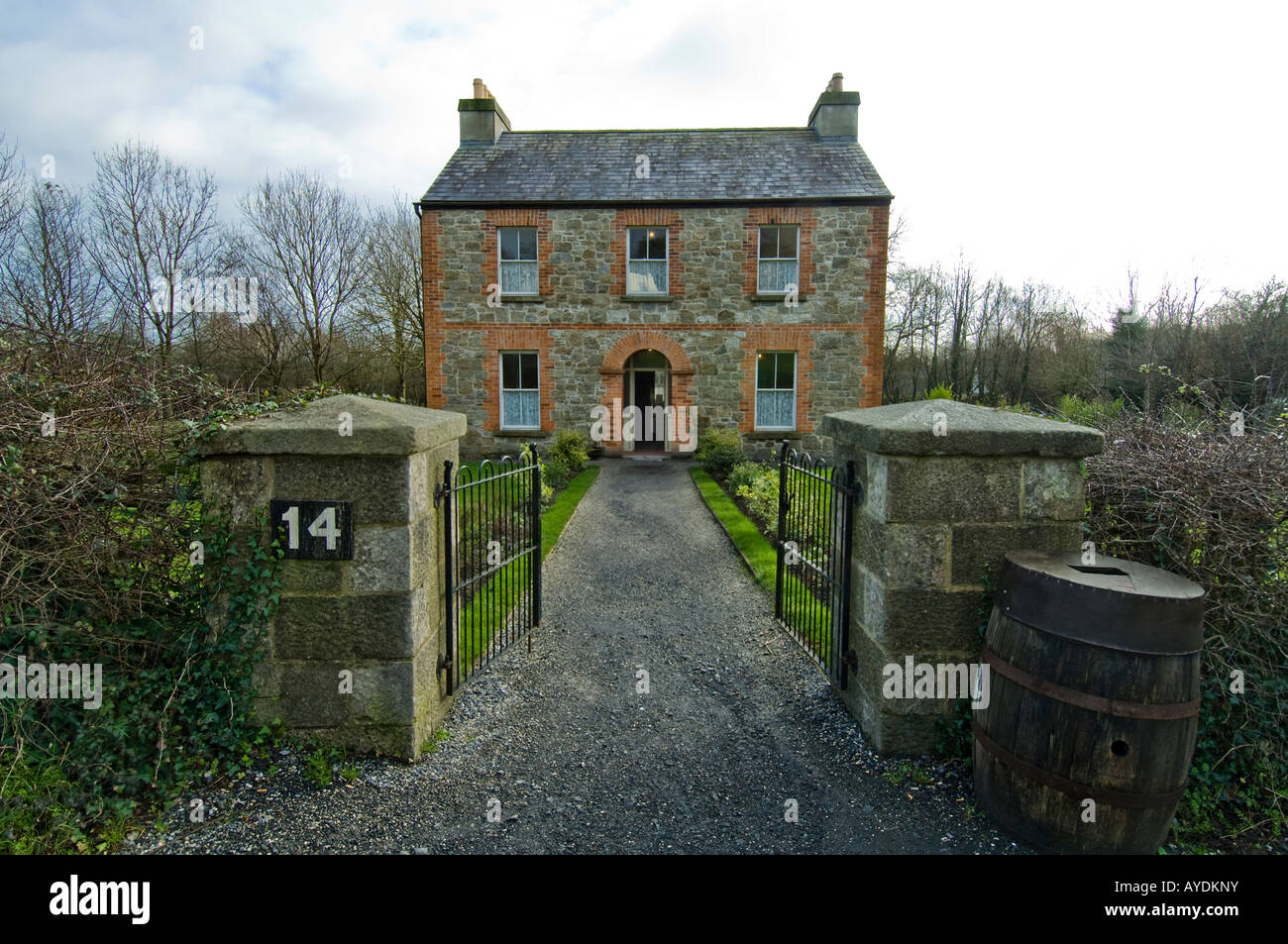 Stone house at Bunratty Castle County Clare Ireland Stock Photo Alamy