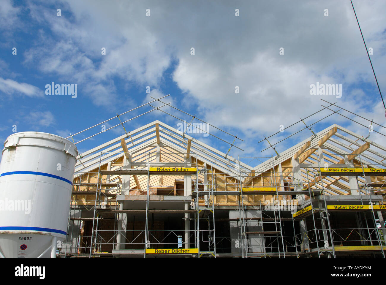 Building site on the coutryside Stock Photo