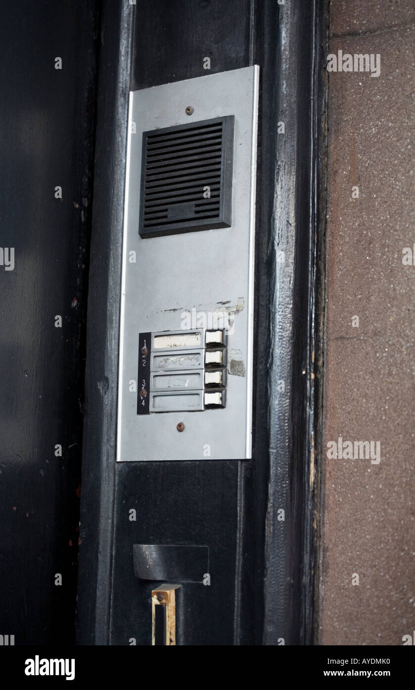 Apartment intercom Stock Photo