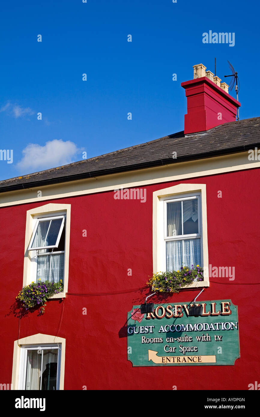 Roseville Bed Breakfast Youghal Town County Cork Ireland Stock Photo