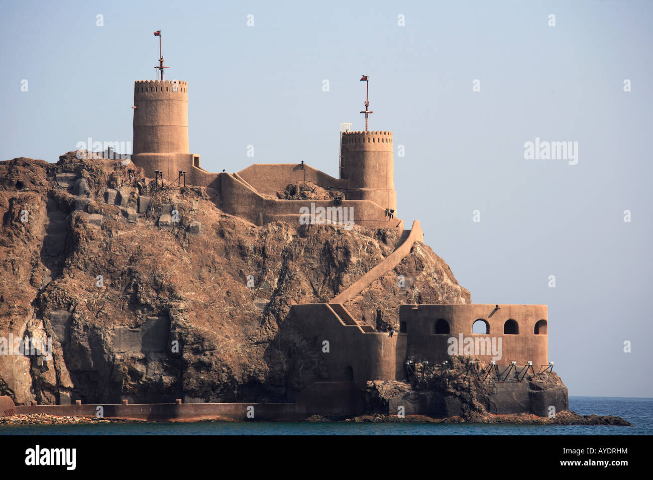 Oman Muscat fort Stock Photo - Alamy