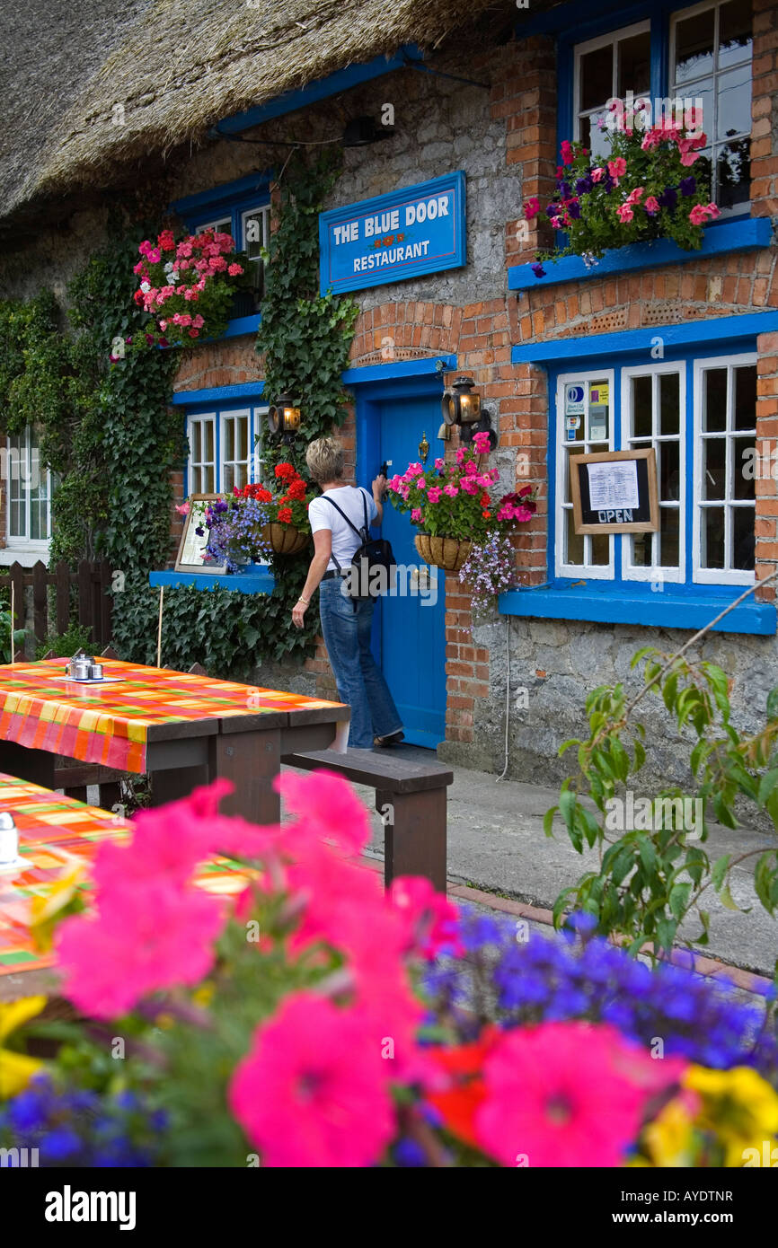 Restaurant Menu Adare Village County Stock Photos Restaurant