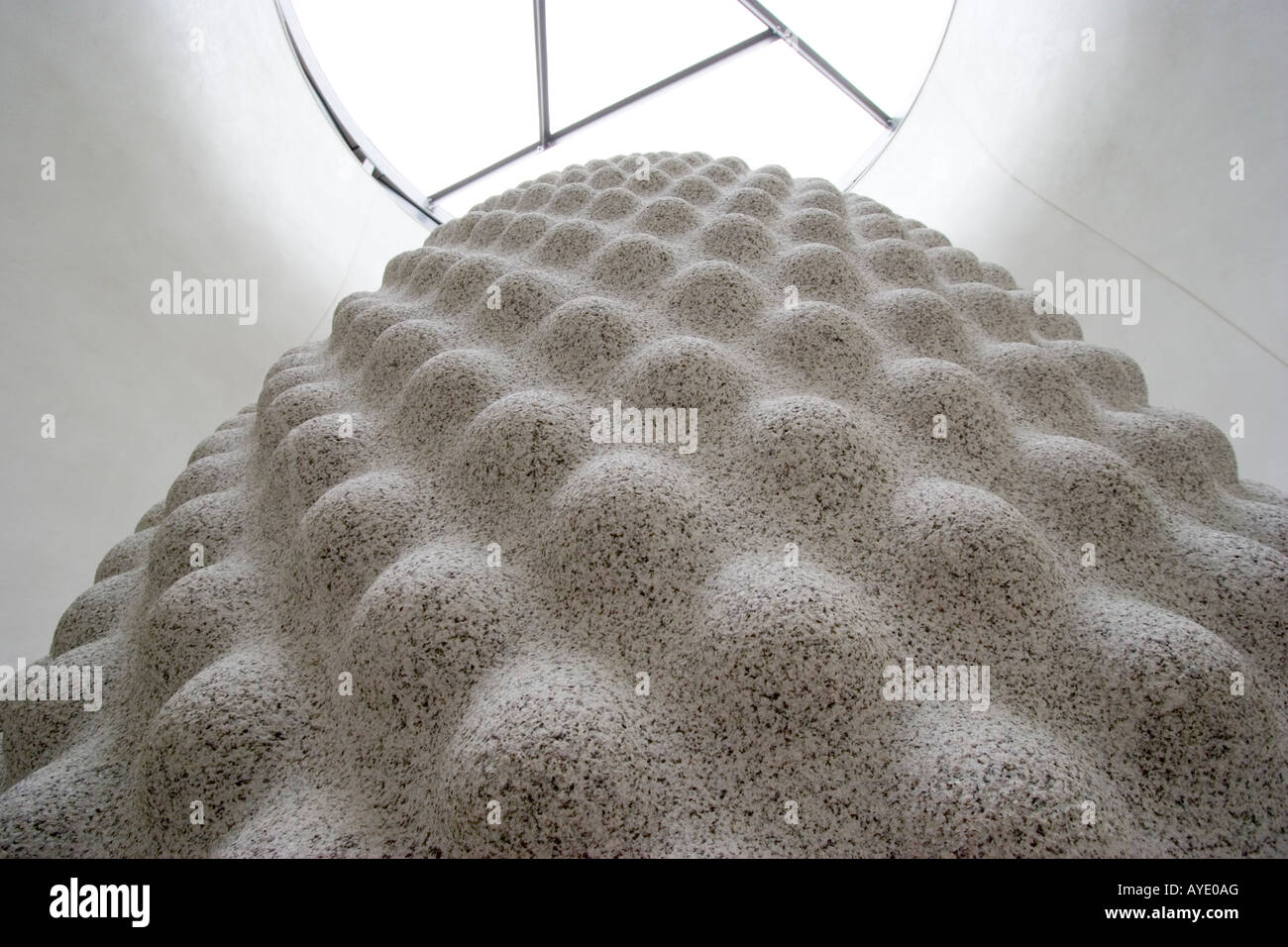 The Seed sculpture in the education centre at the Eden Project in